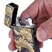 DaLanZom® Chinese Dragon USB Rechargeable Windproof Electric Plasma Arc Lighter, Flameless Electronic Pulse Arc Cigarette Lighter Set with USB Charging Cable (Black)