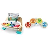 Baby Einstein Magic Touch Piano and Drums Wooden Musical Toy Bundle