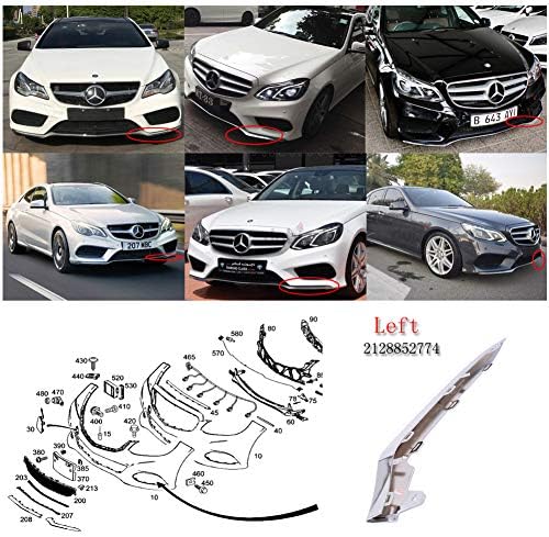 Amazon Com Left Front Bumper Chrome Trim Molding A2128852774 Fit