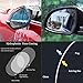 PRETTYGAGA Anti Fog Film Car Rear View Mirror Waterproof Film Protective Film Anti Glare Rain Pack of 2 (150100)