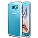Galaxy S6 Case, Ringke [Fusion] Crystal Clear PC Back TPU Bumper w/Screen Protector [Drop Protection/Shock Absorption Technology][Attached Dust Cap] for Samsung Galaxy S6 - Clear