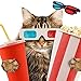 FLYCHENGi Universal 0.2mm 3D Glasses Cyan Anaglyph Black Frame Red Blue 3D Glasses for 3D Cinema Movie Game DVDthumb 2