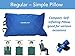 TREKOLOGY Self Inflating Camping/Lumbar Pillows - Compressible, Inflatable, Comfortable Air Travel Pillow Cushion for Back Support, Sleeping, Beach, Hiker, Backpacking, Camp, Outdoor