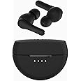 Belkin SoundForm Rhythm True Wireless Earbuds with Built-in Microphone, USB-C Fast Charging, 28H Battery Life, IPX5 Water Resistance - Bluetooth Earbuds for iPhone, iPad, Galaxy, Pixel, & More - Black