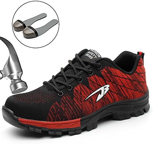 SUADEEX Steel Toe Shoes Men, Work Shoes, Safety Shoes, Steel Toe Boots Men