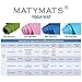 Matymats Yoga Mat 1/4 Inch Thick Portable High Performance Grip Travel Yoga Mat for Workout Exercise Fitness Pilate (72x24”, Purple)