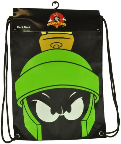 Warner Bros Looney Tunes Marvin The Martian Cinch String Back Sack School Bag