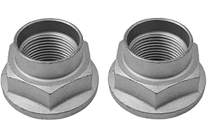 Mysttoo 2PCS Axle Nut Spindle Nuts Retainer Compatible with Ford Escape Fusion Focus Mustang MKC MKZ Outlander Lancer Mirage Mini Cooper Mazda Hyundai Accent Elantra Kia Forte Optima