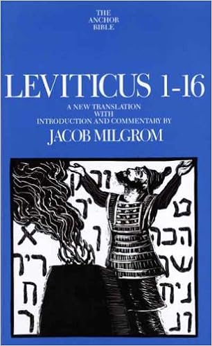 Leviticus 1 16 The Anchor Yale Bible Commentaries Jacob - 
