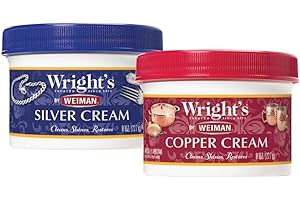 Wright's Silver and Copper Cleaner and Polish - 8 Ounce Each - Premium Metal Polish Silver Copper Brass Chrome and More