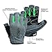 SCOUTPERFORMANCEGEAR Premium Sailing Gloves Dexter Series - 3/4 Finger Padded Grippy Palm - Spandex Back for Best Sailing, Kayaking, Fishing Experience for Men Women