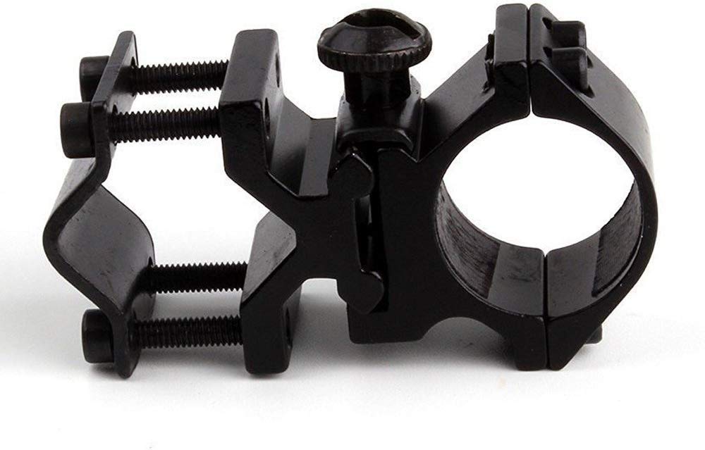 Eidoct 1inch / 25mm Ring Flashlight and Laser Sight Mount with Barrel Adapter