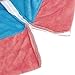 Mermaid Tail Blanket w/ Zipper - Soft Plush Comfortable Warm & Lightweight Blanket for Kids and Adults by Silver Lilly (Blue/Coral, Youth)