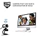 AUSDOM Webcam AW335 Widescreen Video Calling and Recording 1080p Camera, Desktop or Laptop Webcam