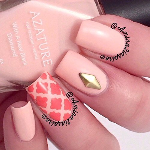 Quatrefoil Almaz Stencils Nail Vinyls By Twinkled T - 1 Sheet of 16 Stencils