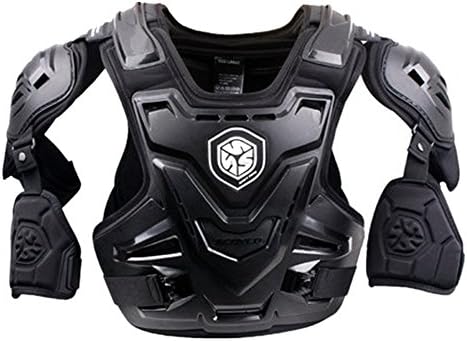 Zgsjbmh Motorcycle full body armor protector street motocr Sport Dirt Bike Body Chest Spine Protector Armor Vest Protective Gear for Dirtbike Bike Motorcycle Motocross Skiing Snowboarding (Size : M)