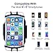 GuckZahl Water Resistant Running Armband with Key Holder for iPhone iPhone X/8/8 Plus/7 Plus/6/Galaxy S5/S6/S7/Note 5 Edge Pixel, 180 Rotatable Sports Wristband for Hiking Biking and Walking