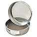 KimLab Economy Test Sieve #8/2.36mm Mesh Size,304 Stainless Steel Wire Cloth, Chorme Plating Frame, 8