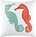 C&F Home 842981629 Fiesta Seahorses Pillow, Blue