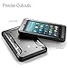 Poetic Revolution Case Designed for All New Amazon Fire 7 (7th Generation, 2017 Release), Full Body Rugged Shockproof Protective Case with Kickstand and Built-in-Screen Protector, Black