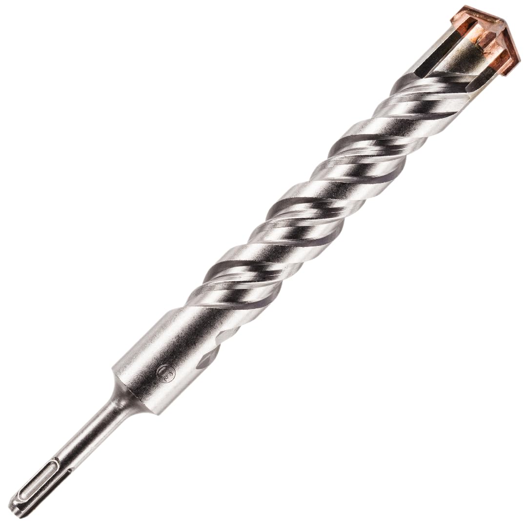32mm x 260mm Long SDS Plus High Performance Hammer Drill Bits, Professional Tungsten Carbide Cross Tipped Masonry Drill Bit For Brick, Concrete, Stone, Granite. 32mm SDS Drill Bit