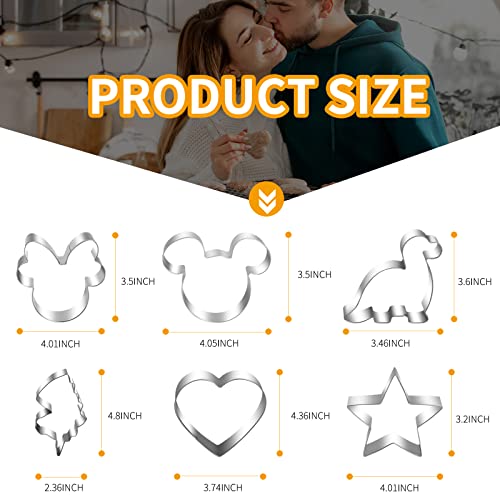 Sandwich Cookie Cutter Set, Fubarbar 3 inch Number 0 1 2 3 4 5 6 7 8