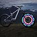 OUTAD LED Bike Wheel Lights, Waterproof Ultra Bright Bicycle Rim Lights, Wheel Spoke Decorations - 32 Different Patterns Change - Colorful Bike Tire Accessories - 1 Piece