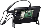 Wendry 7 Inch Raspberry Pi Touchscreen Monitor 1024x600 HDMI LCD Display w/ Case view 7