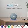 Echo Dot (4th Gen) | Smart speaker with clock and Alexa | Twilight Blue
