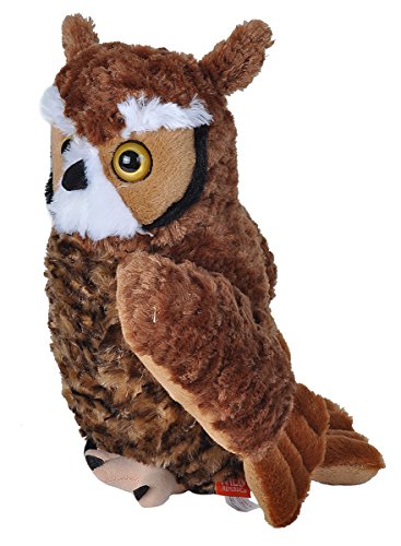 Wild Republic 11958 12310 Plüsch Eule, Cuddlekins Kuscheltier, Plüschtier, 30 cm – Bild 4