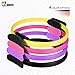 JBM 13 Inch Pilates Ring Fitness Ring, Exercise Yoga Pilates Magic Circle with Dual Grip Handles for Fitness Training