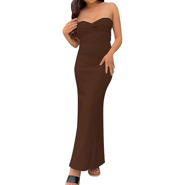 brown leather tube dress Take Me Back Faux Leather Sweetheart Neckline Tube Mini Dress