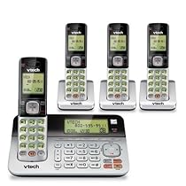VTech CS6859-4 DECT 4-Handset Landline Telephone with Answering System