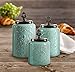 American Atelier 1182144-BL Blue Antique Set of 3 Canisters,60, 74.5, 84.5 oz