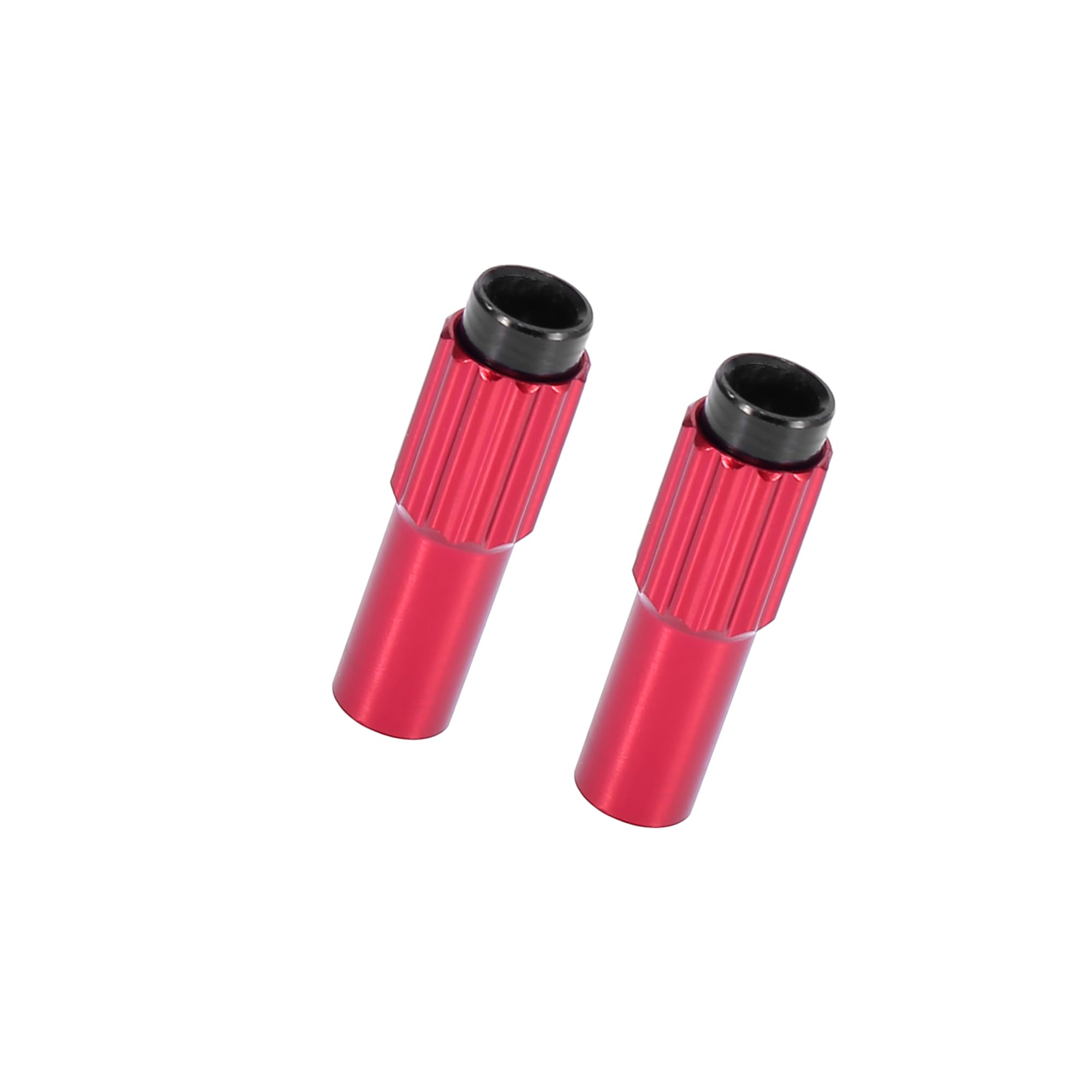 Motoforti Universal Bicycle Cable Adjuster Bolt, Metal, Red, 2 Pcs