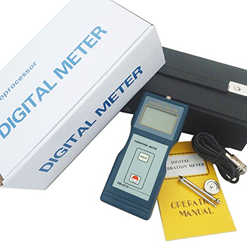 Graigar VM-6310 Digital Vibration Meter Data Logger Vibrometer Meter Tester Gauge VM6310 with Velocity 0.01 to 199.9mm/s