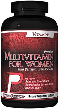 Multivitamin for Women by Premium Powders 30 Tablet Bottle
