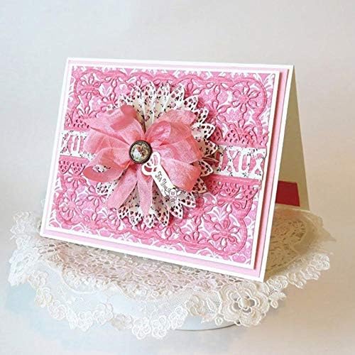 Greeting Card Cutting Dies Stencil Frame DIY Decoration Embossing Template for Scrapbooking Album Paper Making Photo die Scrapbook Vintage lace Border Hand Tools Handmade Albums