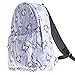 XMCOWAYOU Unicorn Backpack 3D Printing Travel School Backpack for Teenage Girls
