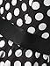 Dressystar Vintage Polka Dot Retro Cocktail Prom Dresses 50's 60's Rockabilly Bandage Black White Dot S