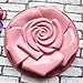 11'' Big Rose Flower Silicone Baking Mold, FantasyDay Anniversary Birthday Tray-Wedding Festival Party Silicone Cake Mold for Muffins Brownie Cornbread Candy Chocolates Butter Fondant Soap Gummy Bread