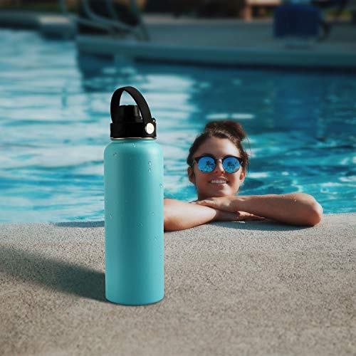 WishDirect Wide Mouth Lid with Flexible Handle Compatible with Hydro