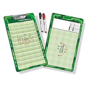 GoSports Dry Erase Coaches Board with 2 Dry Erase Pens