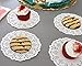 Juvale 1000 Pack White 4 Inch Paper Lace Doilies for Desserts, Weddings, Baby Showers, Table Decor