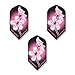Dart World Pentathlon Pink Flowers Dart Flights