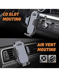 Ultra Stable Car Phone Mount, VICSEED 2019 Newest CD Slot & Air Vent Cell Phone Holder for Car, CD Player Phone Mount Fit for iPhone 11 Pro Max Xs Xr X 8 7 +, Galaxy S10 S9 Note10 Plus LG Pixel etc.