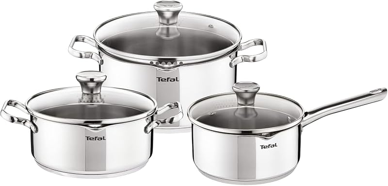 Duetto On - Conjunto de 3 Peças + 3 Acessórios, Aço Inoxidável