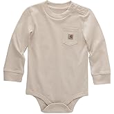 Carhartt unisex-baby Long-sleeve Pocket Bodysuit