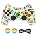 PS3 Controller Wireless Bluetooth Dualshock3, BRHE PS3 Remote DS3 Vibration Gaming Joystick Super Power Best Gift for Kids Sixaxis Control Gamepad Game Accessories for PlayStation3 (Graffiti)