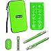 Guerrilla Hard Travel Case for TI-83 Plus, TI-84 Plus, TI-84 Plus Color Edition, TI-89 Titanium, TI-Nspire CX&CX CAS,HP50G Graphing Calculators + Guerrilla's Essential Calculator Accessory Kit, Green
